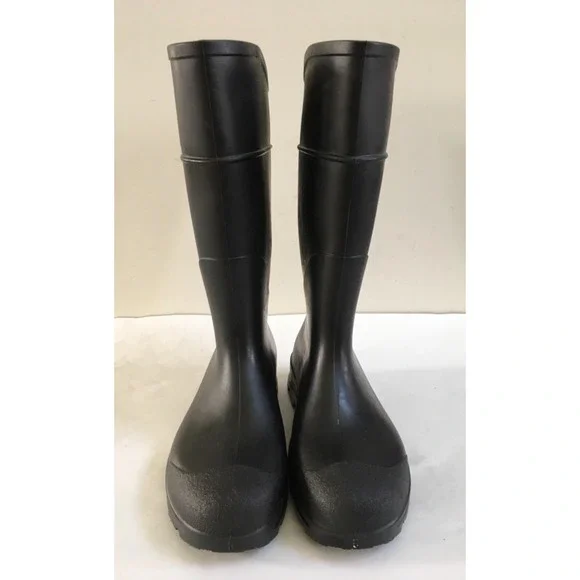 Servus Rubber Black Rain Muck Boots Mens Sz 8 Womens Size 10 Unisex Made In USA - Picture 2 of 11